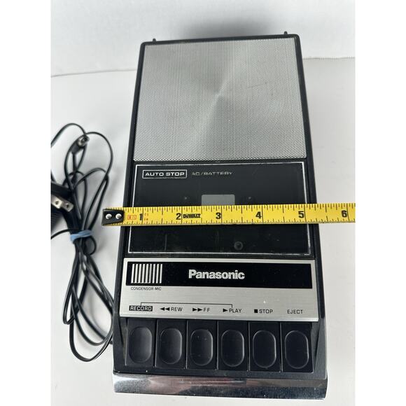 VTG Panasonic RQ-309AS Tape Recorder Made in Japan (works With Cord) - Picture 4 of 7